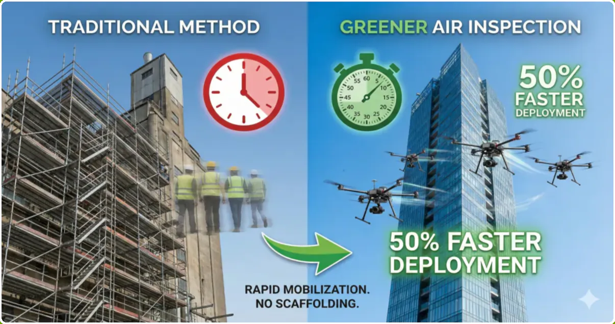 Comparison of inspection methods efficiency