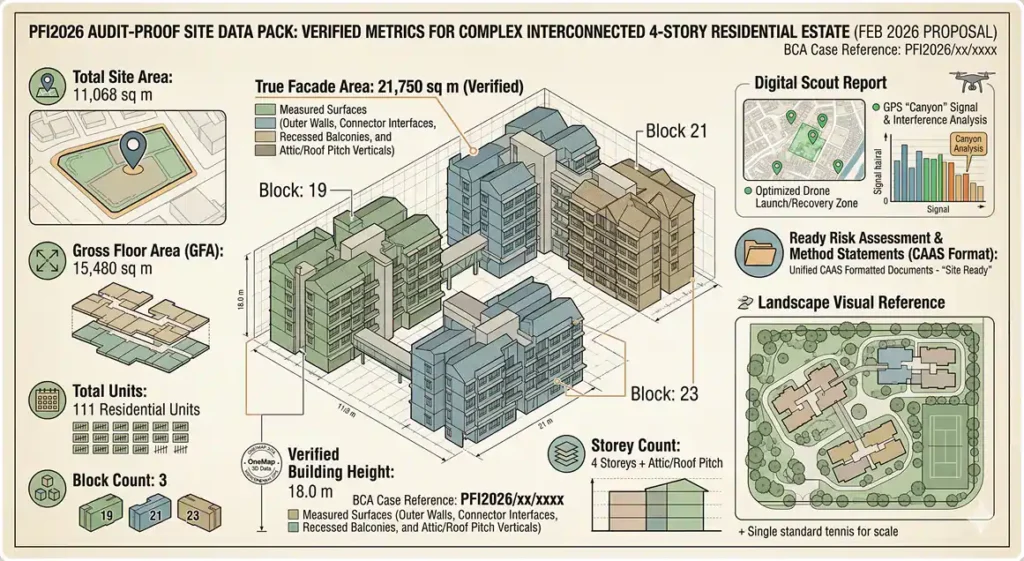 111 Residential Units Facade PFI 3 Block Condominium