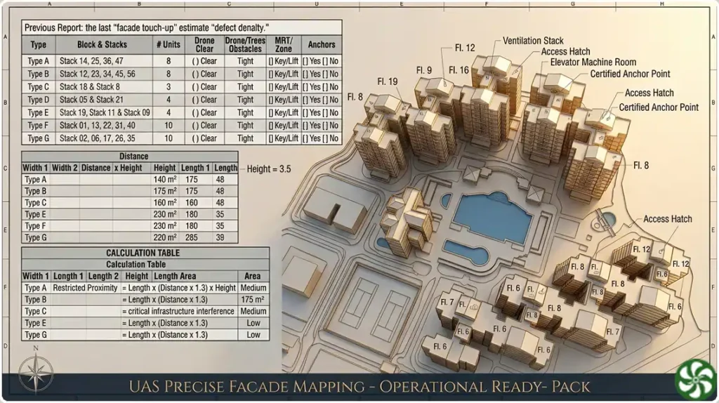 Area of Facade Inspection PFI