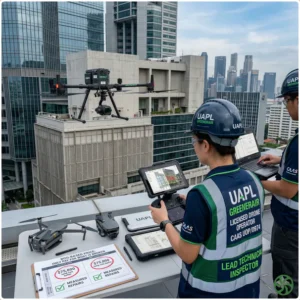 Greener Air UAPL at facade inspection